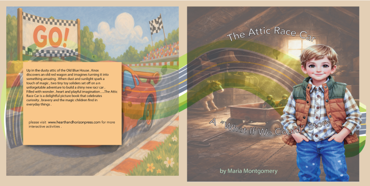 The Attic Race Car ...A "What If We Could" Story by Maria Montgomery 